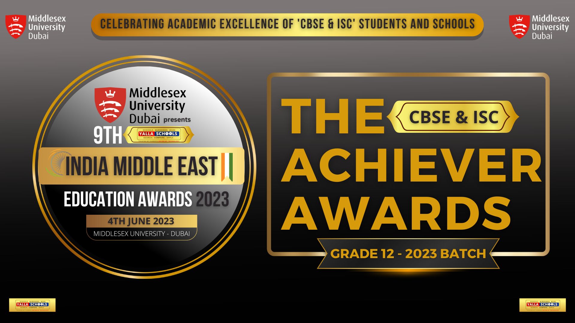 9th India Middle East Education Awards 2023 | Grade 12 High Achievers